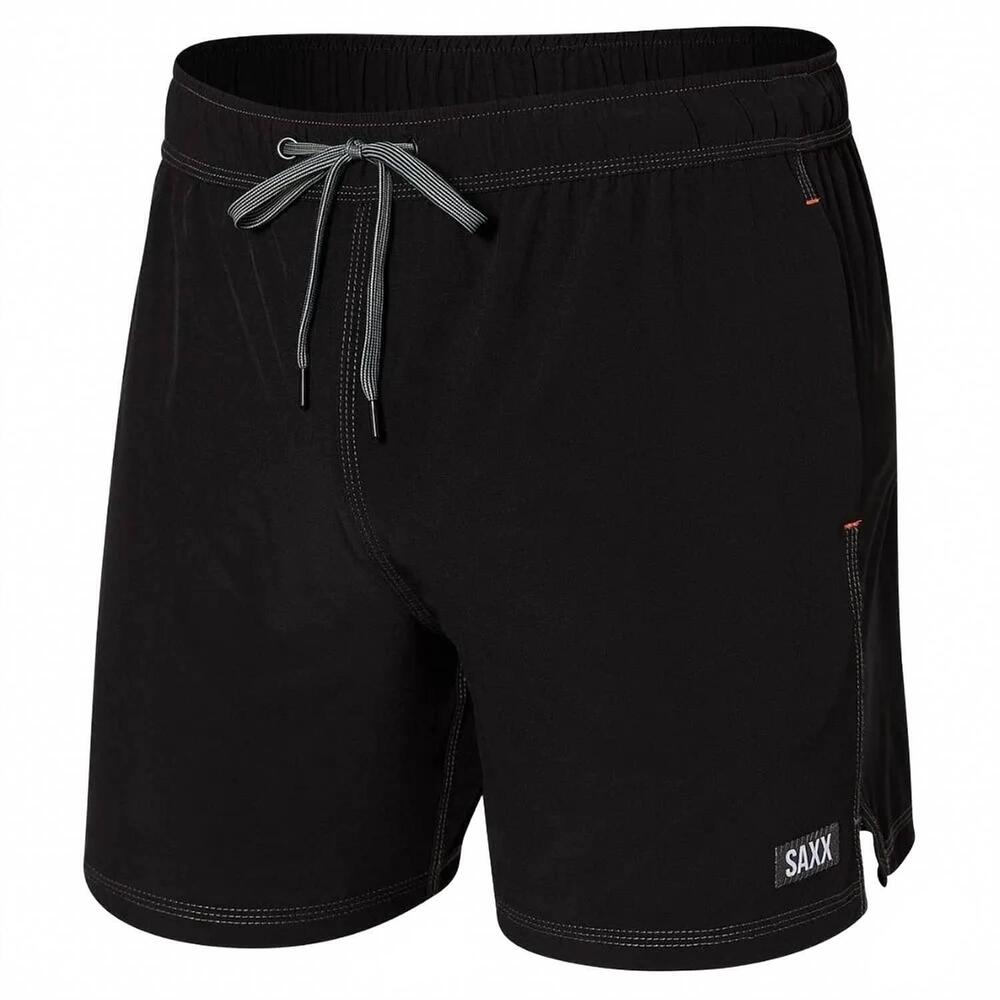 NEW SAXX men's oh buoy 2in1 volley 5” shorts in black